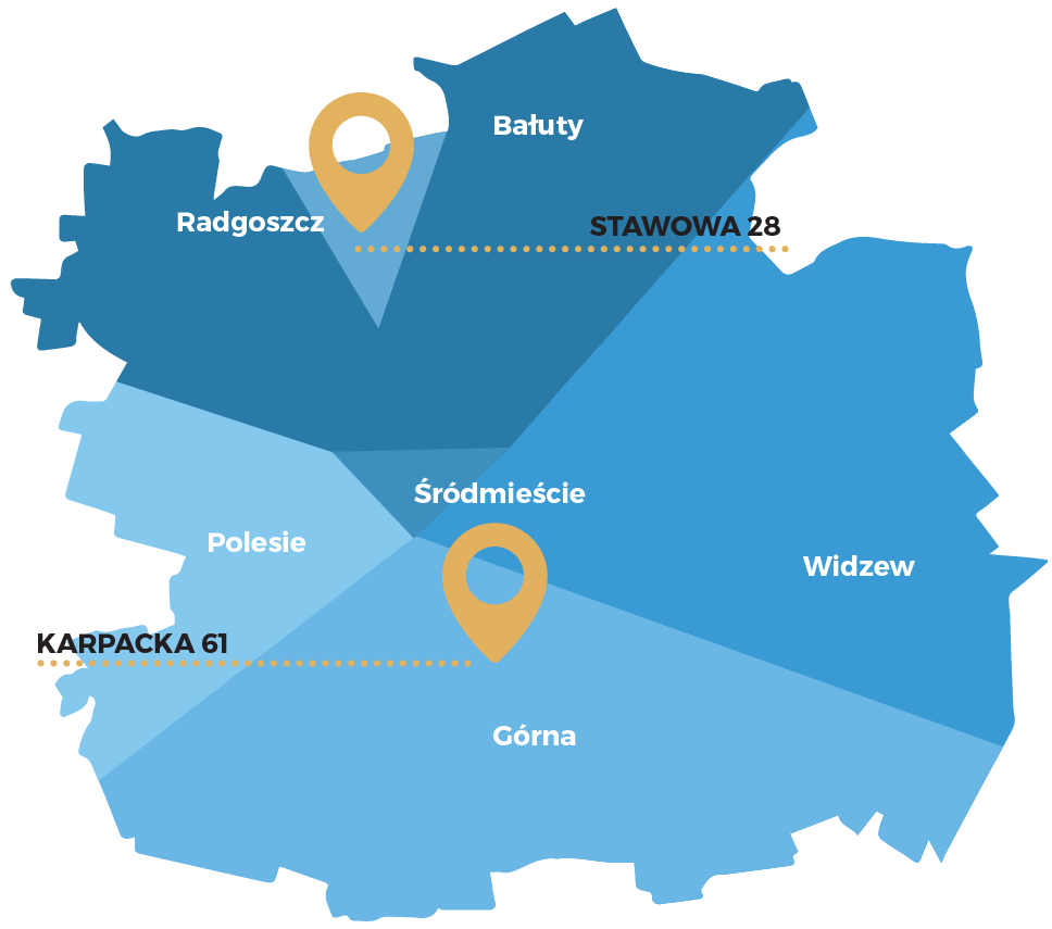 Mapa lokalizacji Regimis w Łodzi